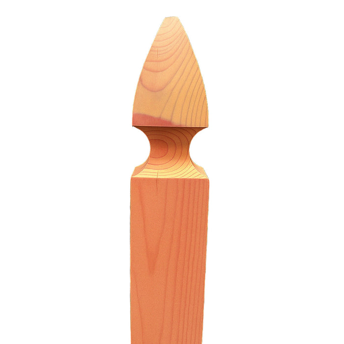 3-1/2" x 3-1/2" x 8' Stain Treated Wood Post (French Gothic)