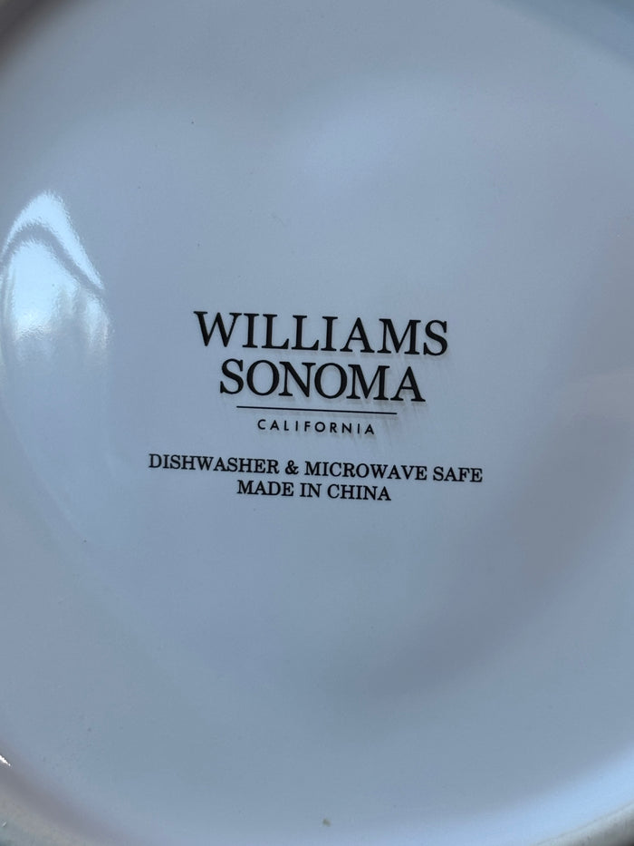 Set Of 6 Williams Sonoma American Flag Appetizer Plates