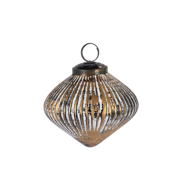Antique Bronze Glass Ornament