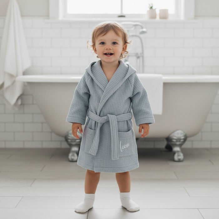 Little Dutch Bademantel Pure Soft Blue – Produktansicht