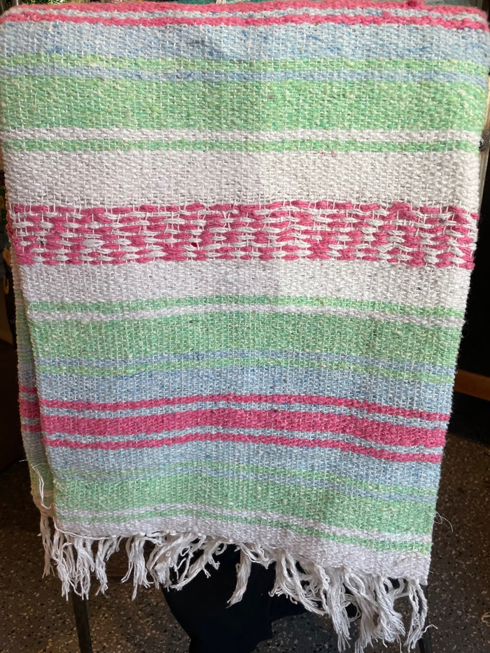 Beach Towels l Throw Blankets - Green | Blue | Pink #105