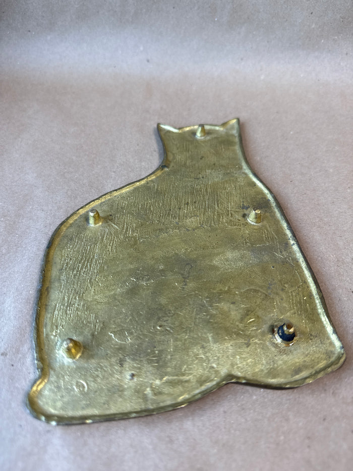 Brass Cat Trivet