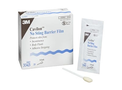 Cavilon Barrier Film 1.0 mL Wand, Alcohol Free, No Sting Case of 100