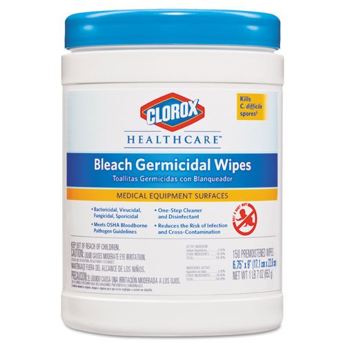 Clorox 30577 Surface Disinfectant Cleaner Premoistened Wipe Pack of 150 99075727
