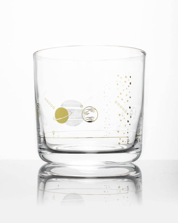 Cognitive Surplus - Solar System Whiskey Glass