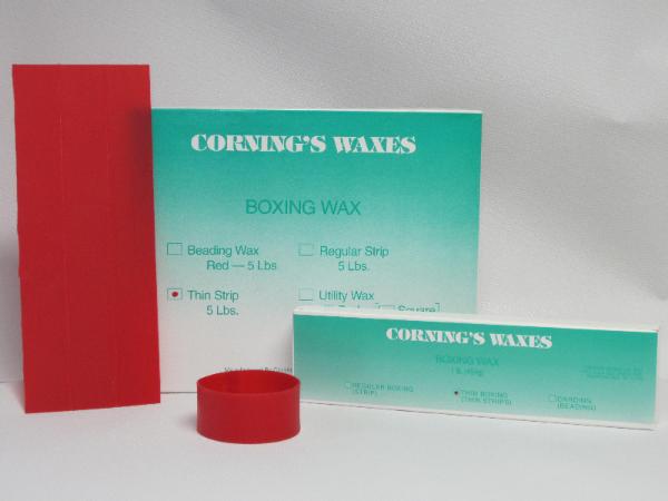 Corning Regular Strip Wax box