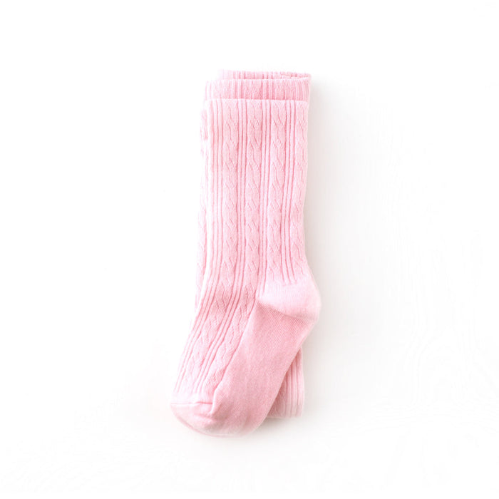 Cotton Candy Cable Knit Tights