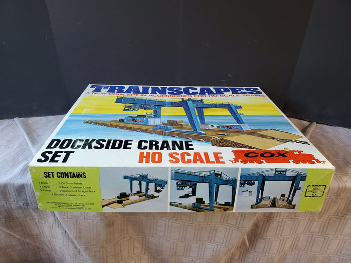 Cox Trainscapes "Dockside Crane" Model Set APPEARS UNUSED