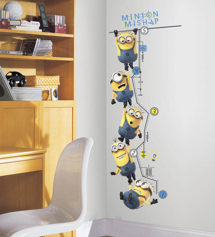 Despicable Me 2 Growth Chart Peel and Stick Wall Decals