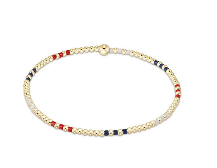 Enewton - Hope Joy Pattern 2mm Bead Bracelet - Firecracker - Findlay Rowe Designs