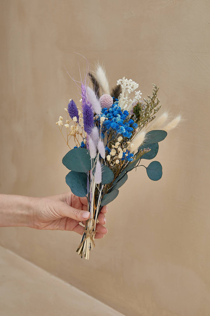 For Love Of Pampas - Small Dried Flower Bouquets - Blue