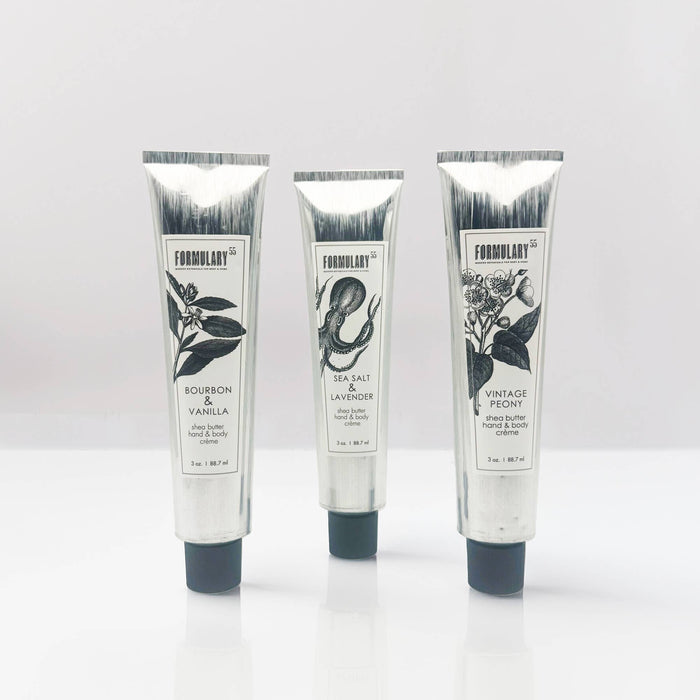 Formulary 55 - Sea Salt & Lavender - Shea Butter Hand & Body Creme Tube