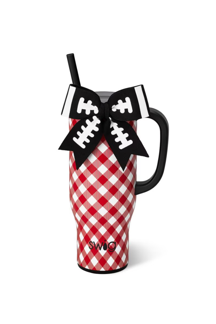 Game Day Gingham Red Mega Mug 30oz