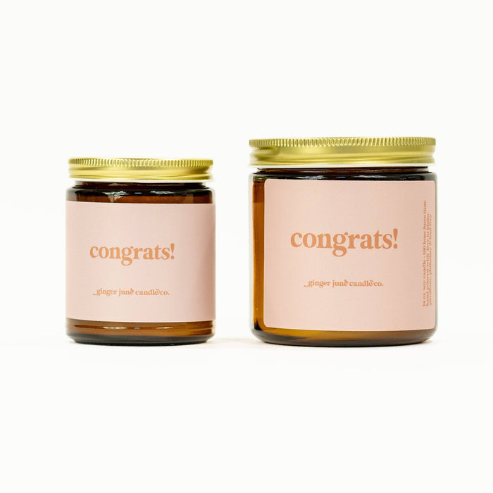 Ginger June Candle Co. - Congrats!