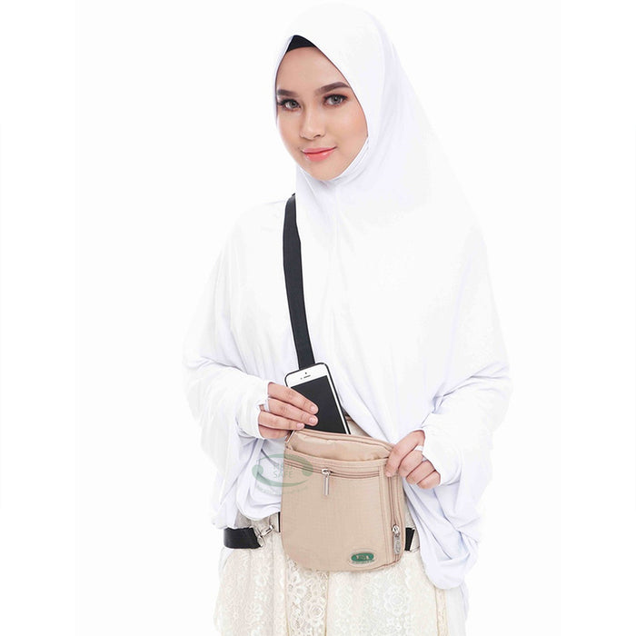 HajjSafe™ Hajj & Umrah - Anti-Theft Secure Side Bag & Neck Bag