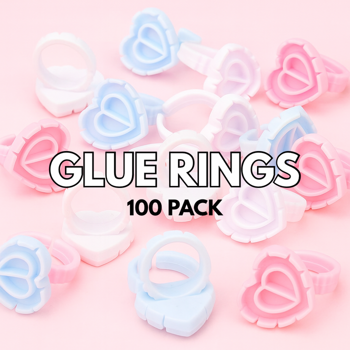 Heart Glue Rings