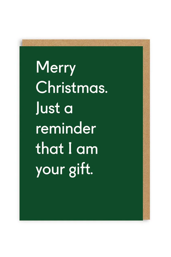 I Am Your Gift Christmas Card