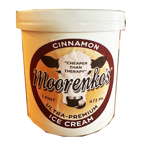 Moorenko's CINNAMON Ice Cream 1 Pint (Moorenko's)
