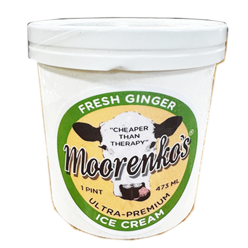 Moorenko's GINGER Ice Cream 1 Pint (Moorenko's)