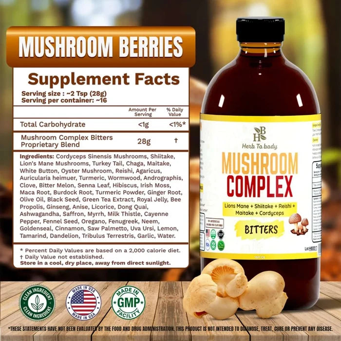 Mushroom Complex Bitters 16oz