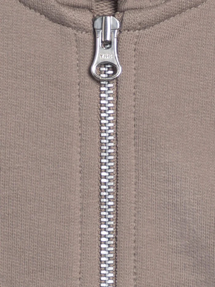Nalo French Terry Welt Pocket Zipper Hoodie