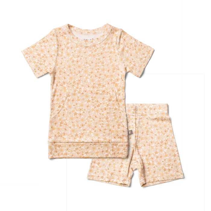 Organic Cotton Biker Set | Wildflowers