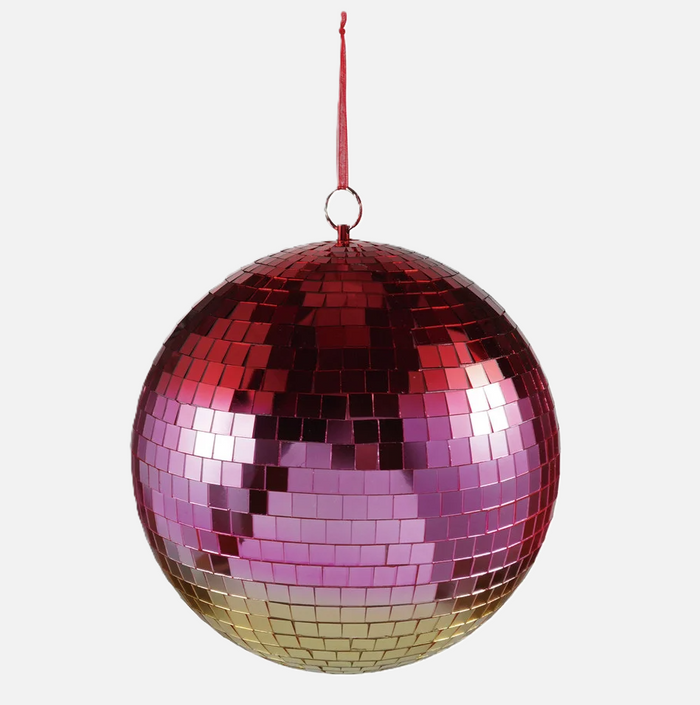 Oversized Foam & Glass Mirror Ball - 13 Hub Lane | Glass Ball Ornaments