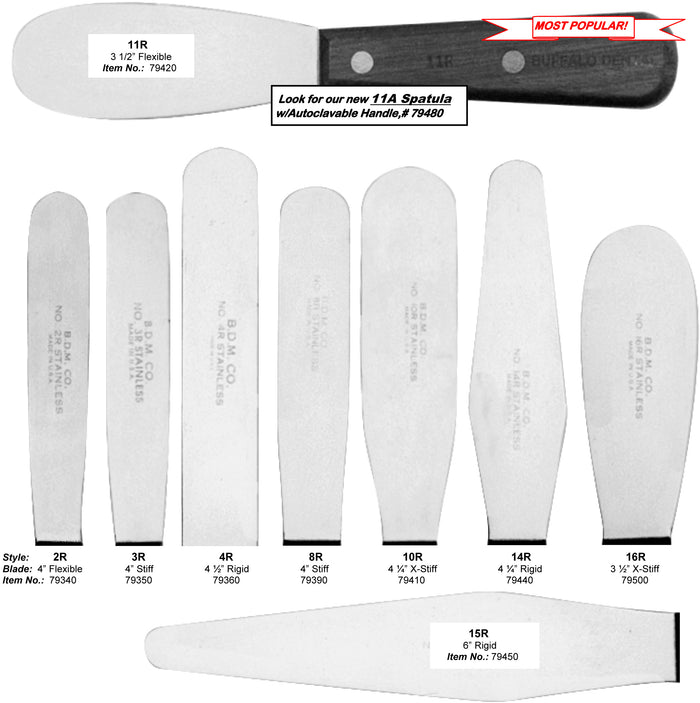 Plaster Spatula (Rosewood Handle) No.2R