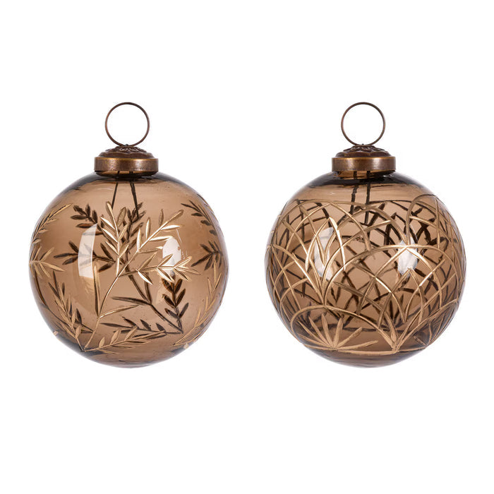 Regency Etched Ornament