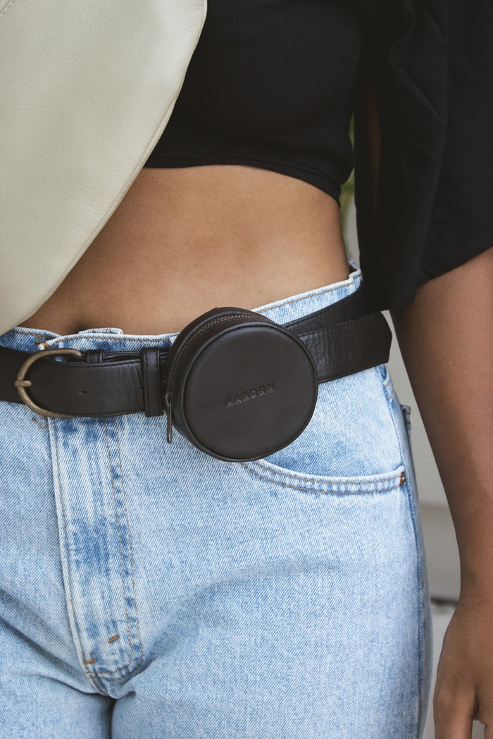 Rover Circle Pouch- Black