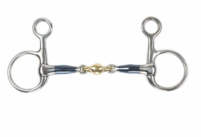 Shires Blue Sweet Iron Hanging Cheek with Loz - Blue Sweet Iorn - 4.5