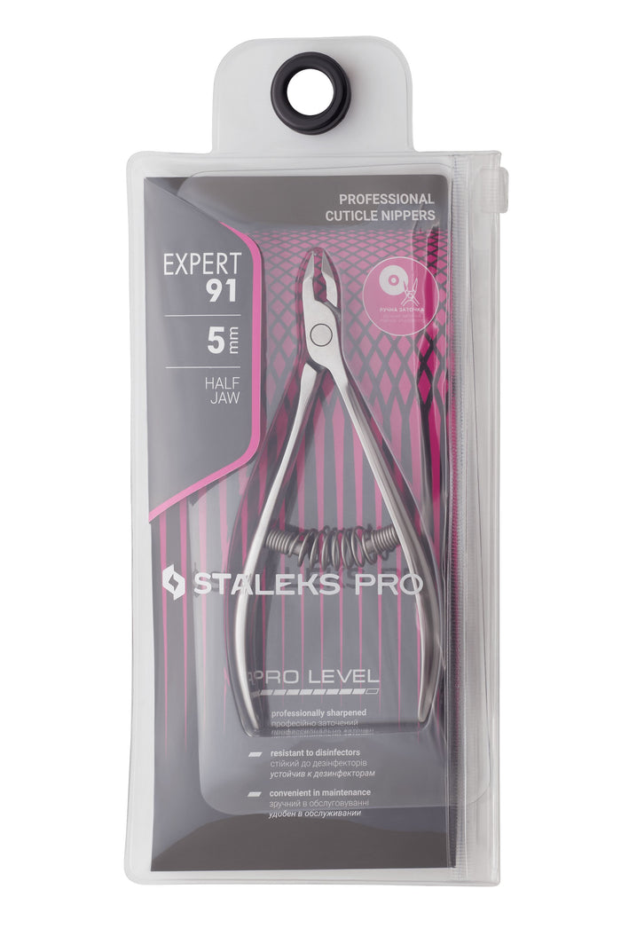 Staleks Professional cuticle nippers EXPERT 91 (5 mm) Nippers Staleks