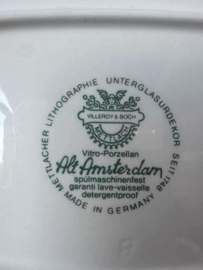 Villeroy & Boch Alt Amsterdam Floral Butter Tray (B)