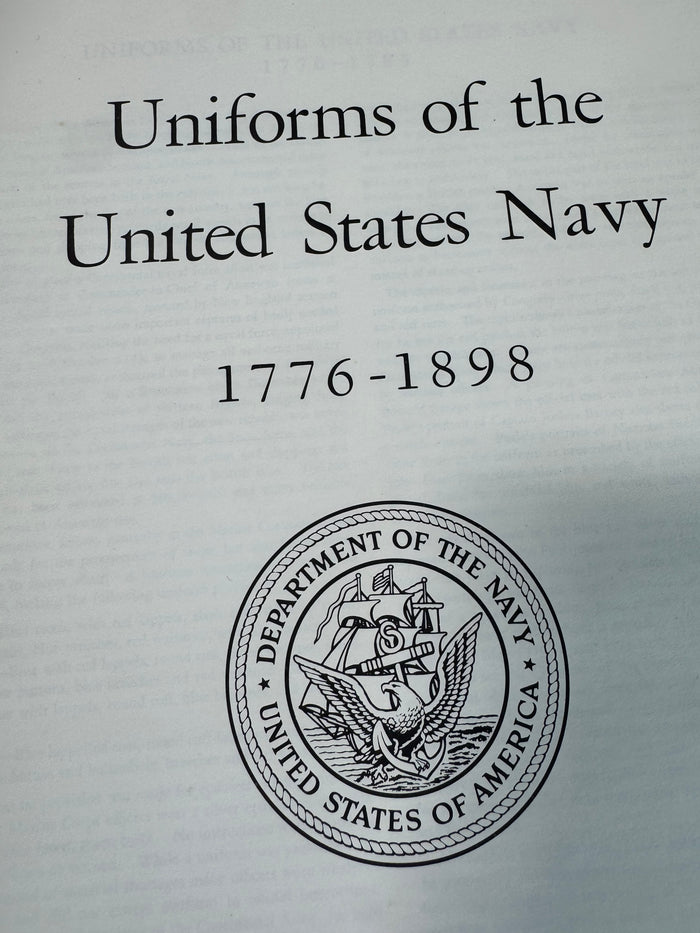 1776-1898 Uniforms of the U.S. Navy Charles McBarron 11-Piece Prints Set