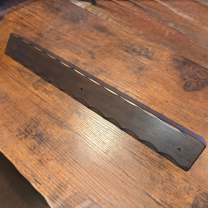 2" x 2" x 3/16" Hammered Angle Iron