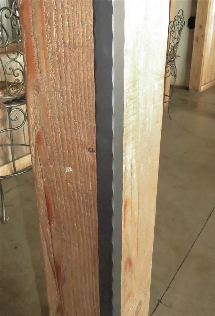3 1/2" x 3 1/2" x 1/4" Hammered Angle Iron - Old West Iron