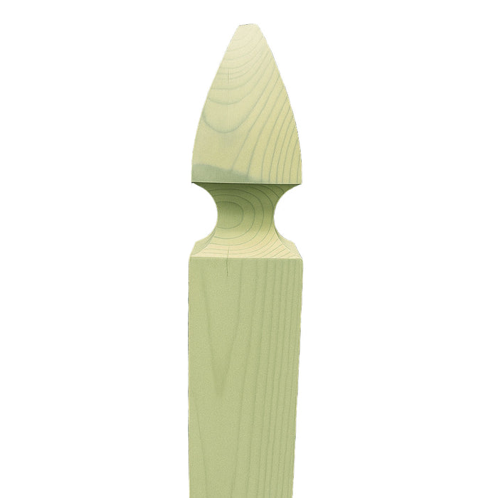 3-1/2" x 3-1/2" x 6' Green Treated Post (French Gothic)