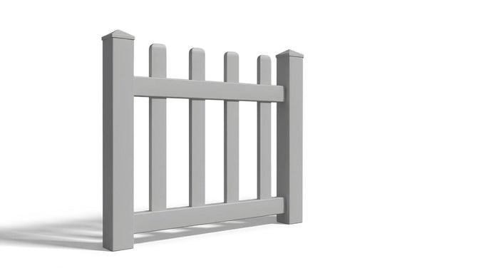 3' Tall x 3' Wide Single Swing Vinyl Gate For Vinyl Fences (AFC-11)