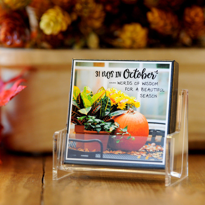 31 Days in October Boxed Mini Print Collection w Acrylic Holder