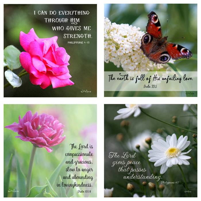 31 Days of Encouragement Boxed Mini Print Collection w Acrylic Holder