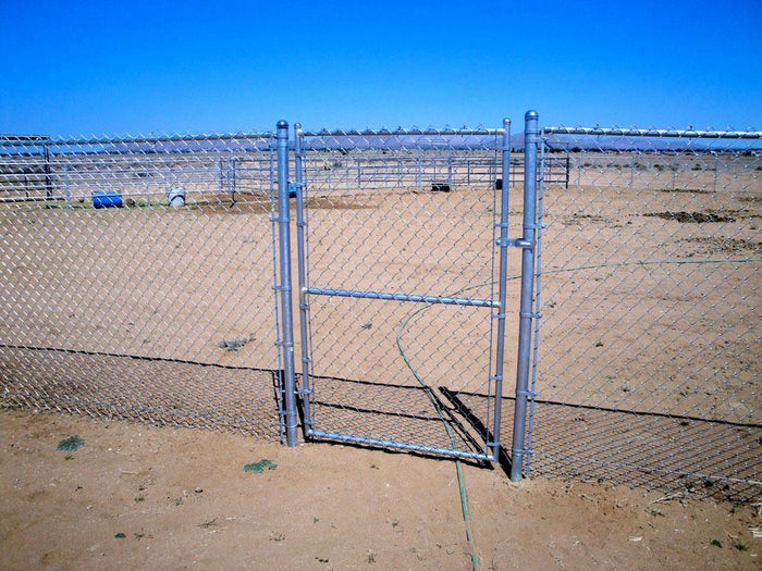 36" Tall - Commercial Chain Link Single Swing Gate