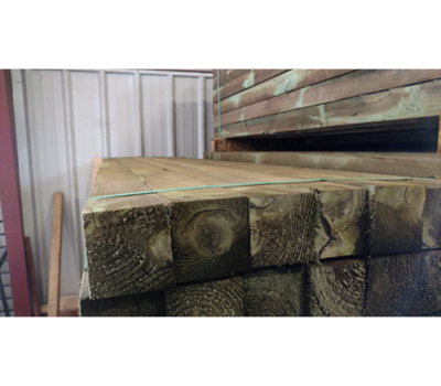4" x 4" x 8' Green Treated Post (French Gothic)