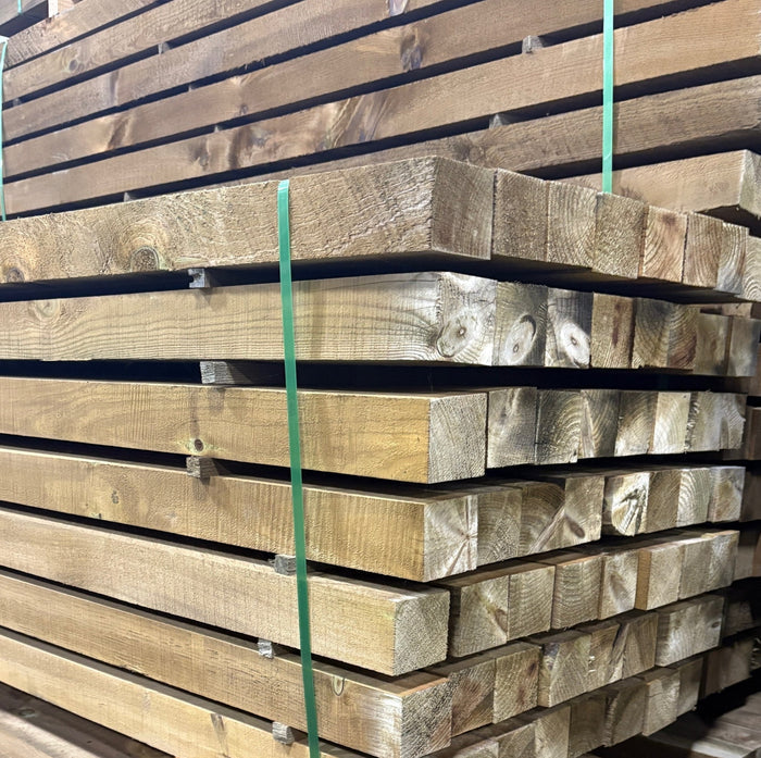 4" x 4" x 8' Green Treated Post