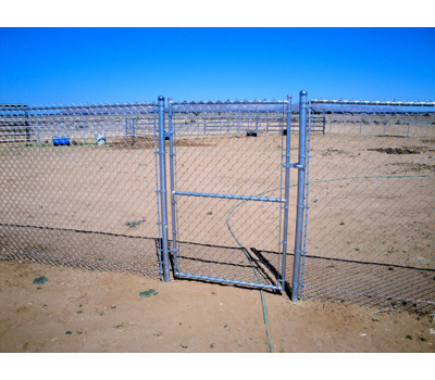 48" Tall - Commercial Chain Link Single Swing Gate