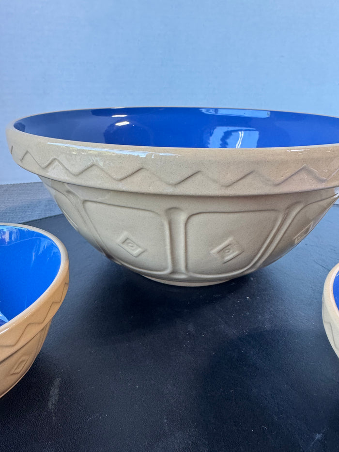 5-Piece Mason Cash England Church Grisley Ceramic Prep Bowl Set