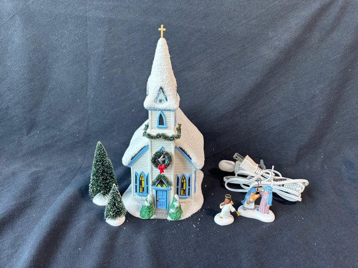 Dept. 56 “Church Of Peace” Set Of 5, Light Works