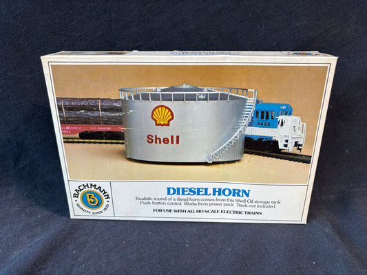 Bachmann Ho Scale Shell Oil Diesel Horn In Open Box