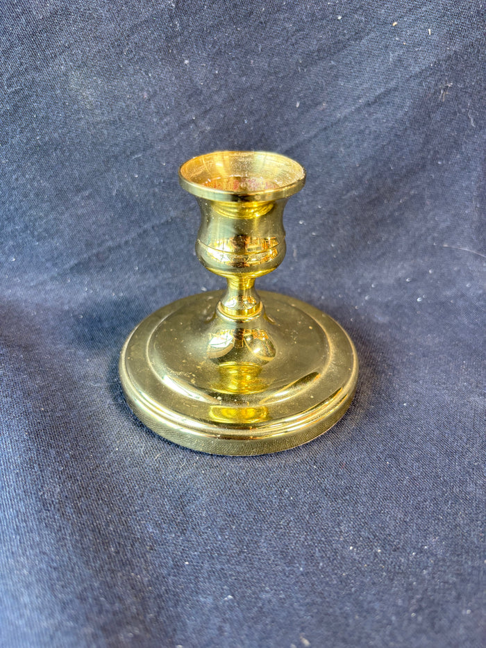Baldwin USA Solid Brass Console Candlestick Candle Holder