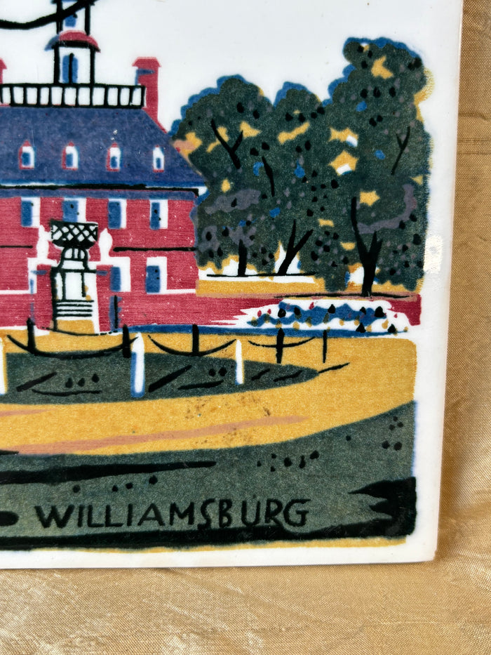 Wheeling Cushion Williamsburg Virginia Decorative Tile *Read Description*