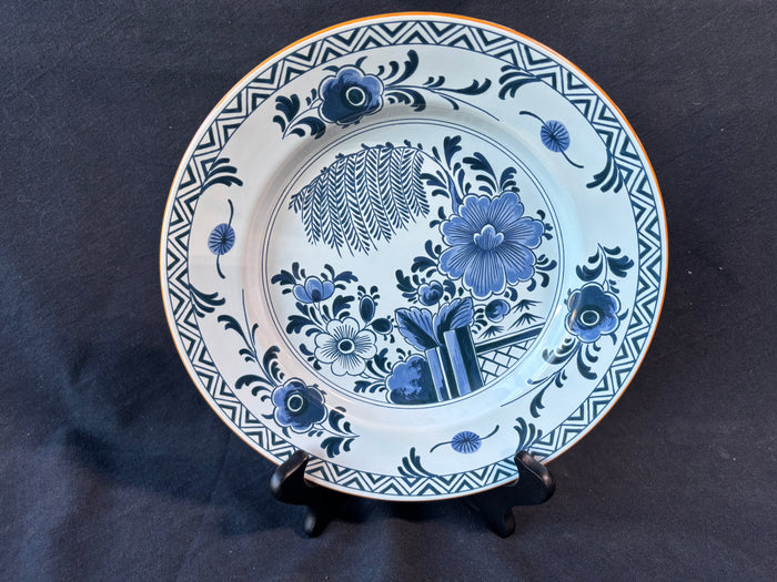 Delft Williamsburg Restoration Hanging Wall Plate Made In Holland Dish